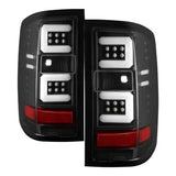 SPYDER 5085856 Spyder Chevy 1500 14-16 Light Bar LED Tail Lights All Blk ALT-YD-CS14-LBLED-BKV2