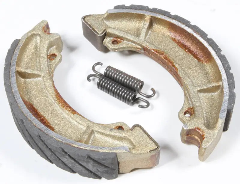 Motorcycle brake shoes with springs from 508G, perfect for your ride’s performance