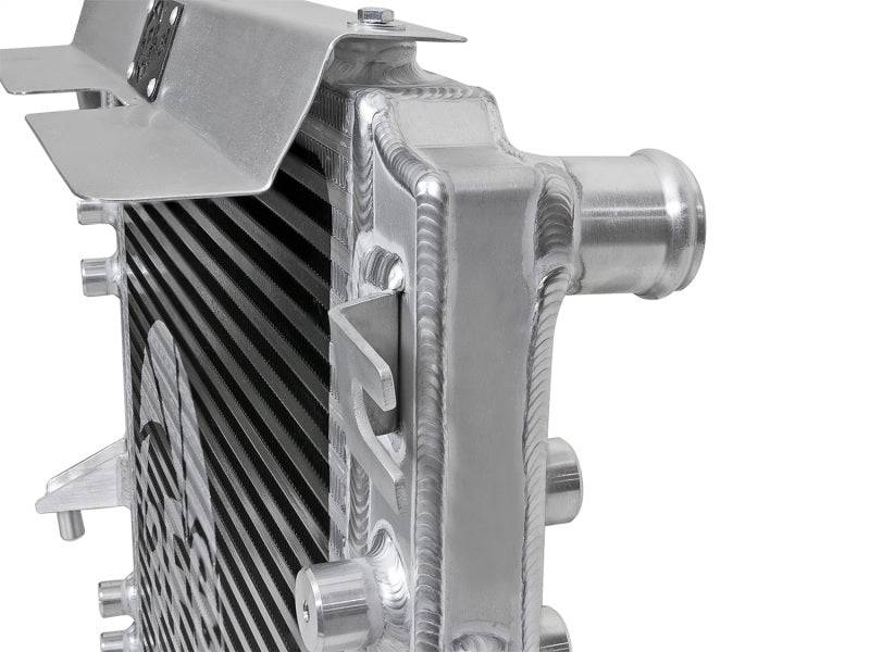 aFe 46-50012-B aFe BladeRunner GT Series Bar and Plate Radiator w/ Black Hoses 12-18 Jeep Wrangler (JK) V6 3.6L