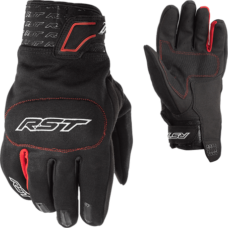 RST Rider CE Summer Gloves - Available in Black/Black, Black/Blue, Black/Red - Rst