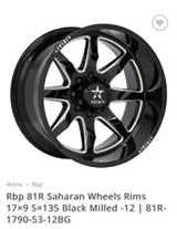 50R-1790-97-12M Rbp-Pilot Cobra 17X9 Black 129Mm - Wheel