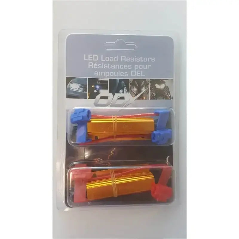 Packaged 50Resist506Uni ODX Uni LED load resistors, 50W 6Ohms, pack of 2