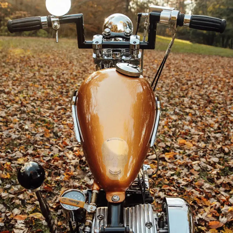 51-02-1001C Tank Pad Skull Clear - Universal