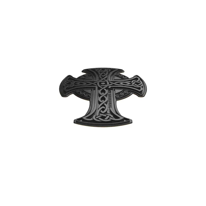 51-03-1010B Tank Pad Celtic CroSS Clear/Black - Universal