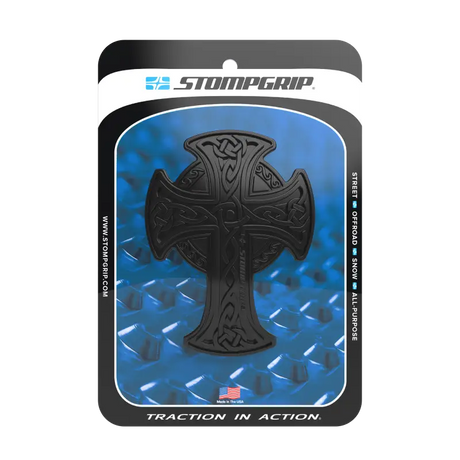 51-03-1010B Tank Pad Celtic CroSS Clear/Black - Universal