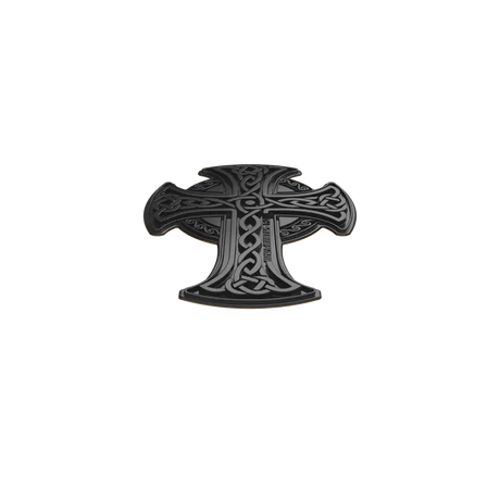51-03-1010B Tank Pad Celtic CroSS Clear/Black - Universal