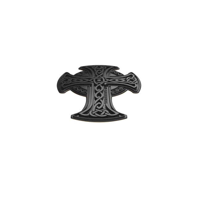 51-03-1010B Tank Pad Celtic CroSS Clear/Black - Universal