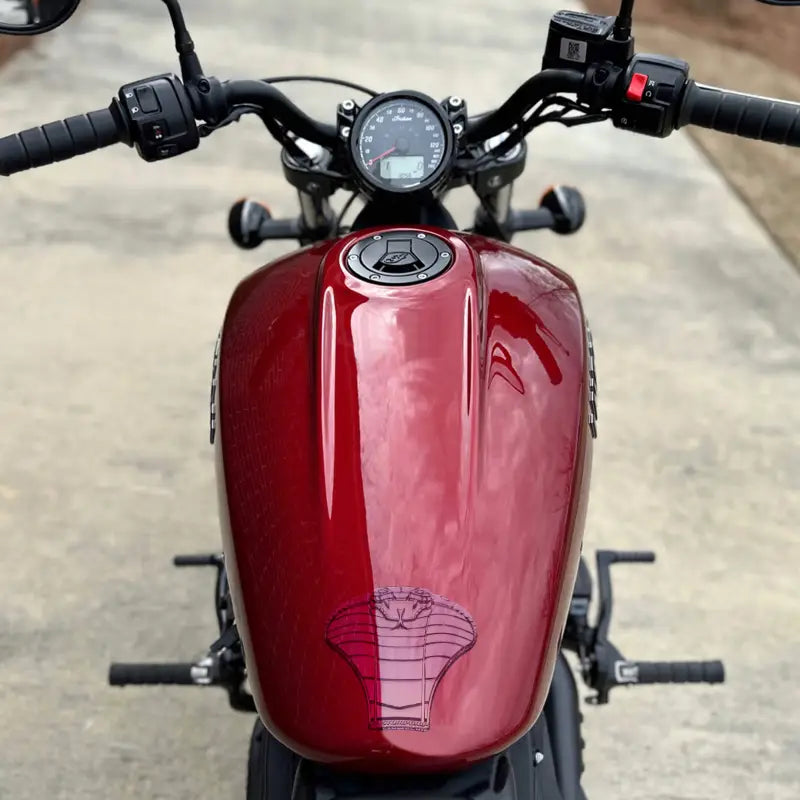 51-04-3001C Tank Pad Cobra Clear/White - Universal