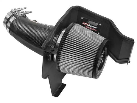aFe 51-12172-C aFe POWER Magnum FORCE Carbon Fiber Stage 2 Pro Dry S CAIS - 11-18 Dodge Challenger/Charger V8-6.4L