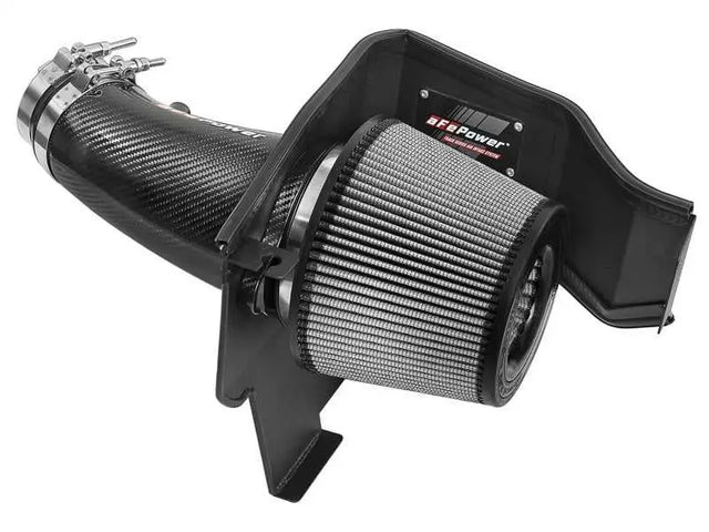 aFe 51-12172-C aFe POWER Magnum FORCE Carbon Fiber Stage 2 Pro Dry S CAIS - 11-18 Dodge Challenger/Charger V8-6.4L