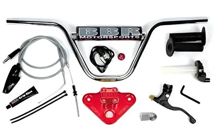 510-HXR-5041 H Bar/Triple Clamp Kit Red