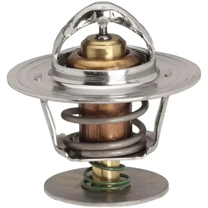 Automotive thermostat with spring attached to 510490 Speedfx -4AN X 90 R/B Hose End