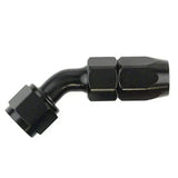 510645BK Speedfx -6An X 45 Blk Hose End - Fitting