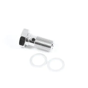 Shiny SpeedFX Banjo Bolt 7/16-24 with washers for bike brake lines