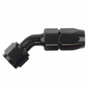 Black 45-degree hose end for 511645BK Speedfx -16AN fitting upgrade