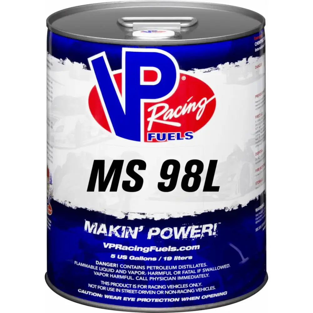 5122 Vp Racing Ms 98L Vp Fuel 5 Gal Pail - RV and Auto Parts