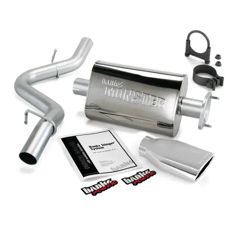 51313 Banks Power Exhaust System Kit Stainless Steel
