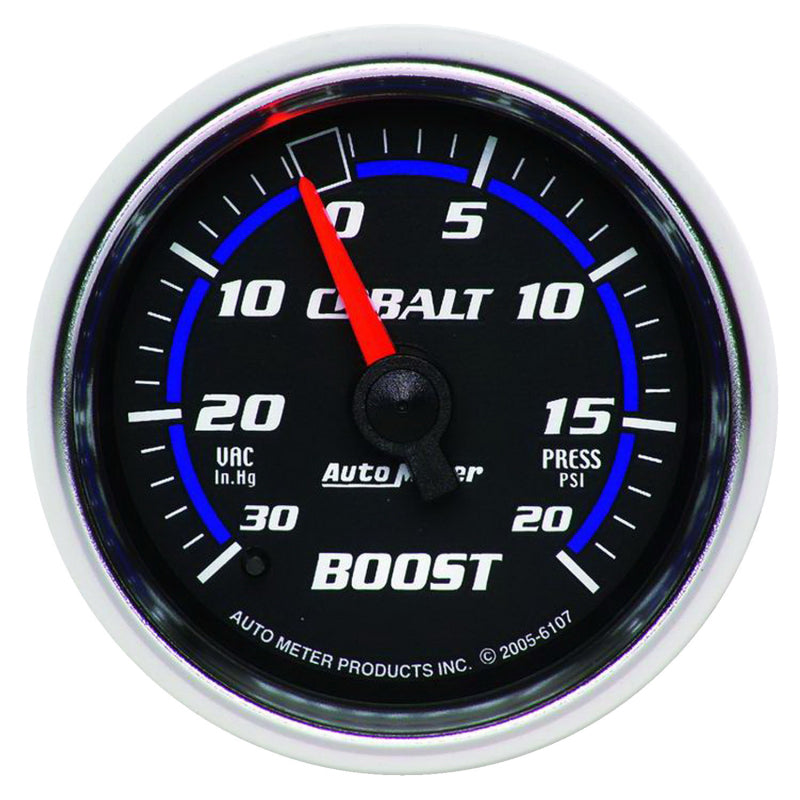 AutoMeter 6107 Autometer Cobalt 52mm 20psi mechanical Boost Gauge