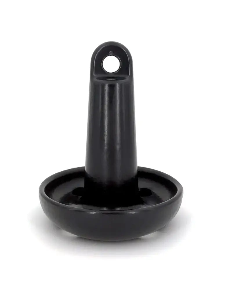 515-E-UPC Greenfield 15 Lb. Mushroom Anchor - Black, durable and reliable boating accessory.