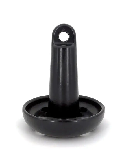 515-E-UPC Greenfield 15 Lb. Mushroom Anchor - Black, durable and reliable boating accessory.