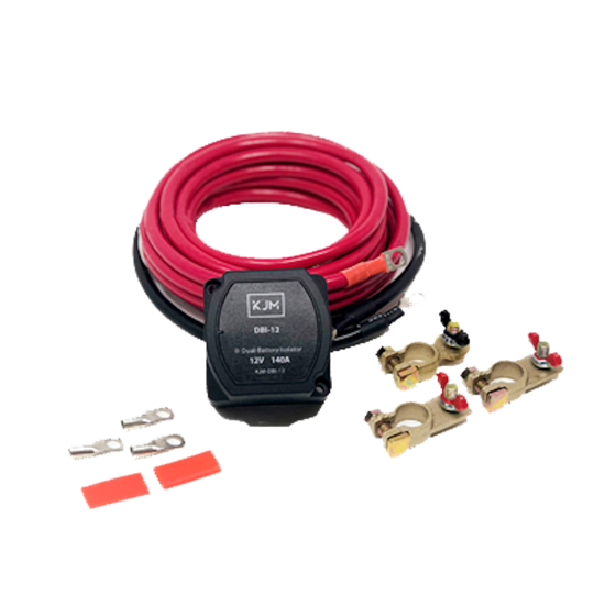 DBI-12 KJM Dual Battery Isolator Kit 12V 140A