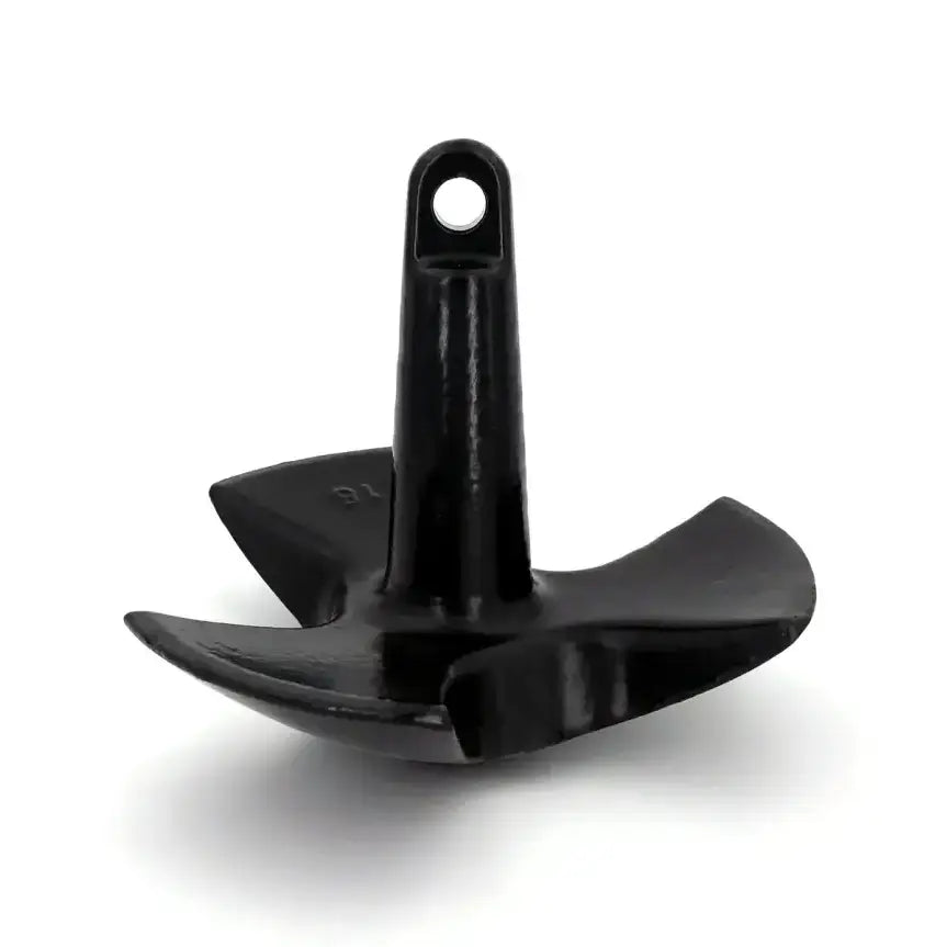 518-E-UPC Greenfield 18 Lb. River Anchor - Black, heavy-duty design