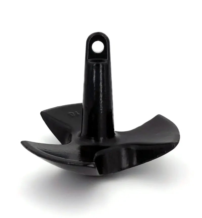 518-E-UPC Greenfield 18 Lb. River Anchor - Black, durable and reliable river anchor, ideal for secure mooring.
