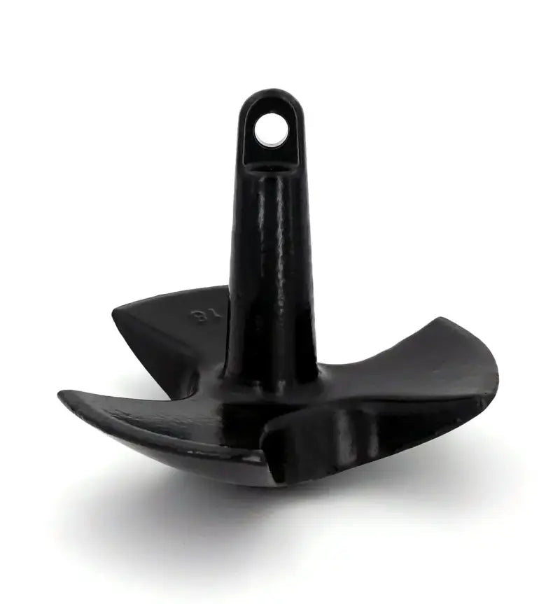 518-E-UPC Greenfield 18 Lb. River Anchor - Black, heavy-duty design