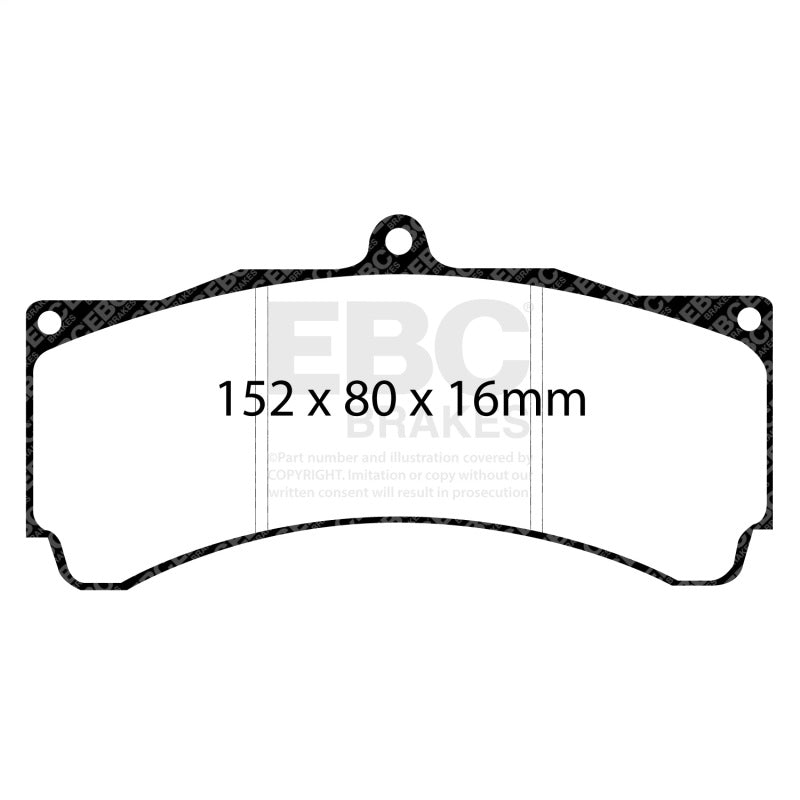 EBC DP5032NDX EBC Alcon CAR89/TA6 Caliper / AP Racing CP5570 Caliper Bluestuff Brake Pads - DP5032NDX