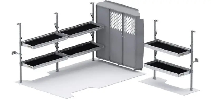 51PMS Holman Folding Shelf Leg/ Partition - Perf