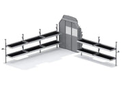 51SLH-S Holman Folding Shelves Package - Sprinter