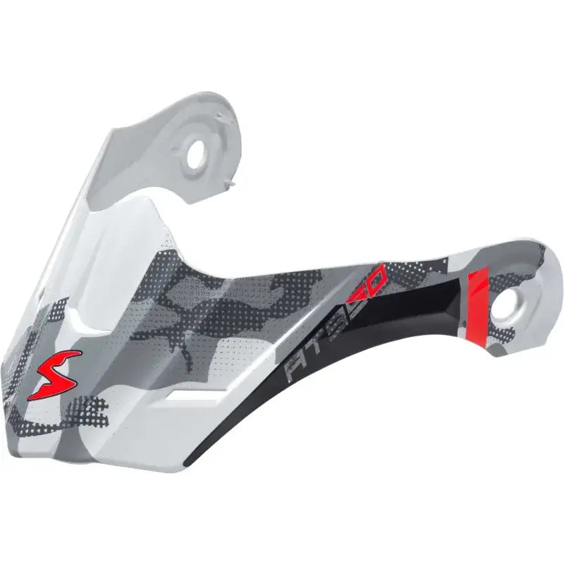 SCORPION EXO 52-533-90 Exo At950 Peak Visor Outrigger White/Grey
