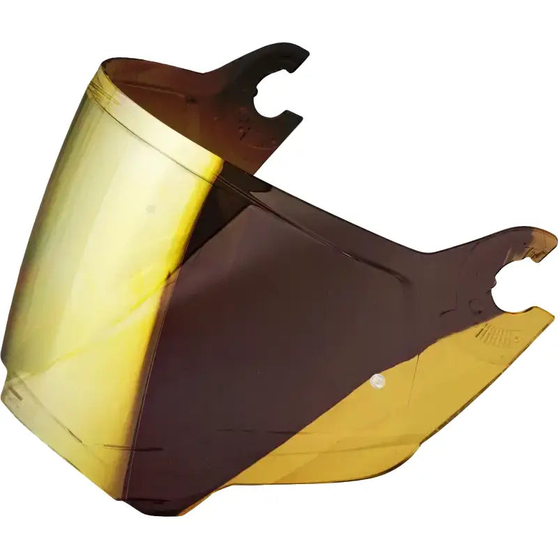 Gold-tinted motorcycle helmet visor for Xt9000 Pinlock Faceshield, mirrored finish