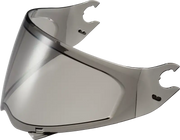 Shiny gray motorcycle helmet visor for 52-CFX-68 Covert FX Faceshield Dark Smoke