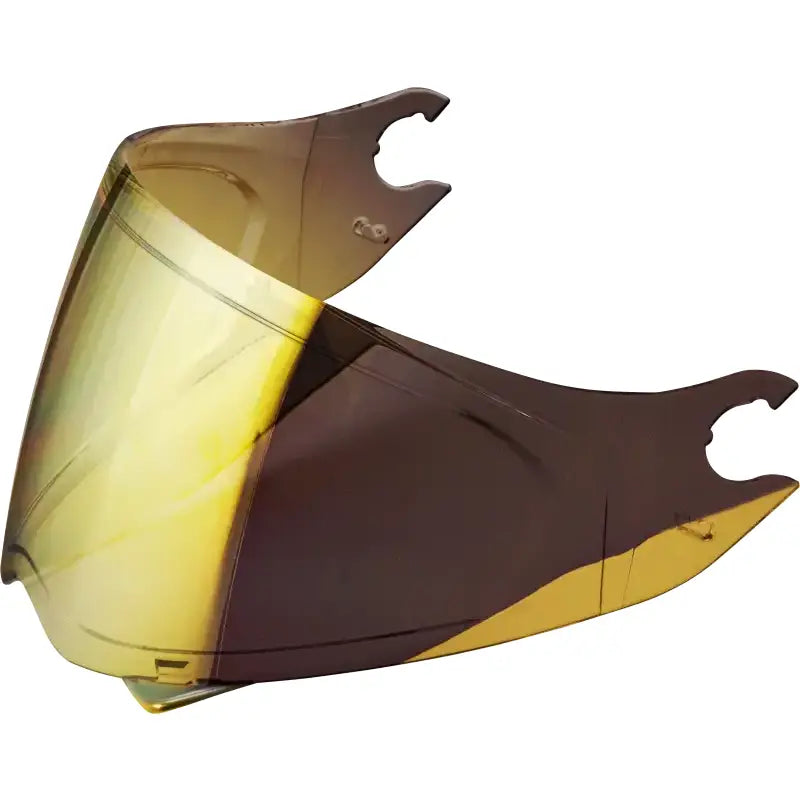 Gold mirrored motorcycle helmet visor from the 52-CFX-71 Covert FX Faceshield line