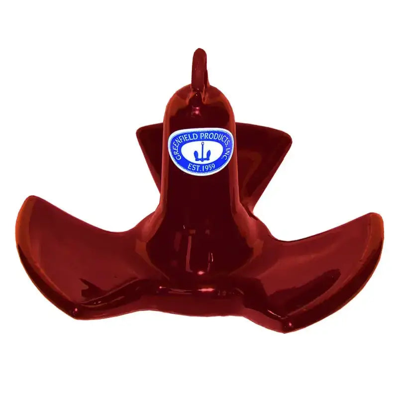 520-RD Greenfield River Anchor 20Lb Red, durable river anchor with a vibrant red finish, Greenfield Products.