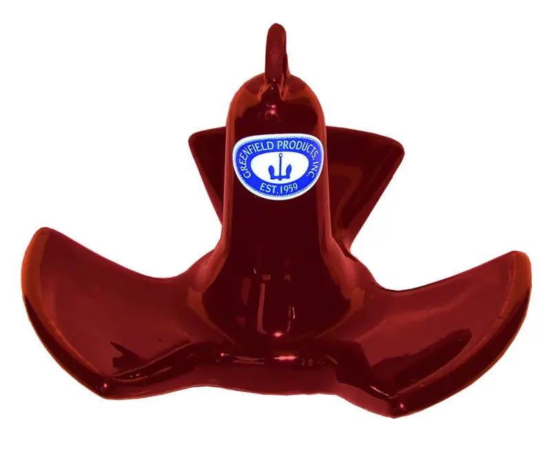 520-RD Greenfield River Anchor 20Lb Red, durable river anchor with a vibrant red finish, Greenfield Products.