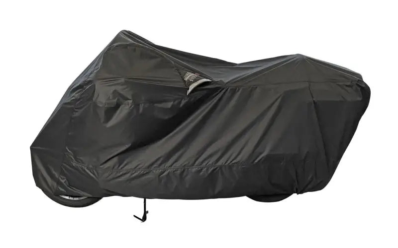 52003-02 Cover Weatherall Plus Ratchet Attachment Black Lg - Motorcycle