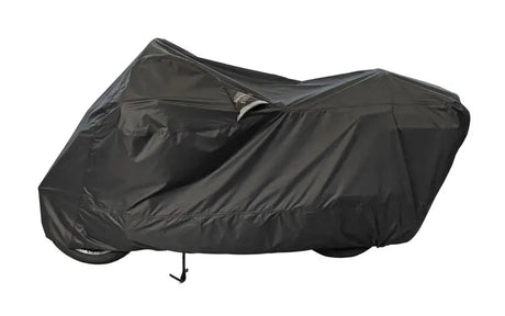 52003-02 Cover Weatherall Plus Ratchet Attachment Black Lg - Motorcycle