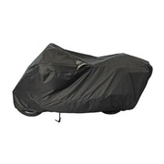 52003-02 Cover Weatherall Plus Ratchet Attachment Black Lg - Motorcycle