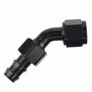 520445BK Speedfx -4An X 45 Blk Push-On Hose End - Fittings and Plugs