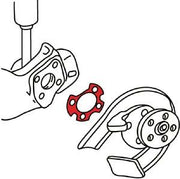 SPC Performance 71521 SPC Performance 99-05 VW Golf/Jetta/00-06 Audi TT Nylon Toe Shim (0.25deg.) - 71521