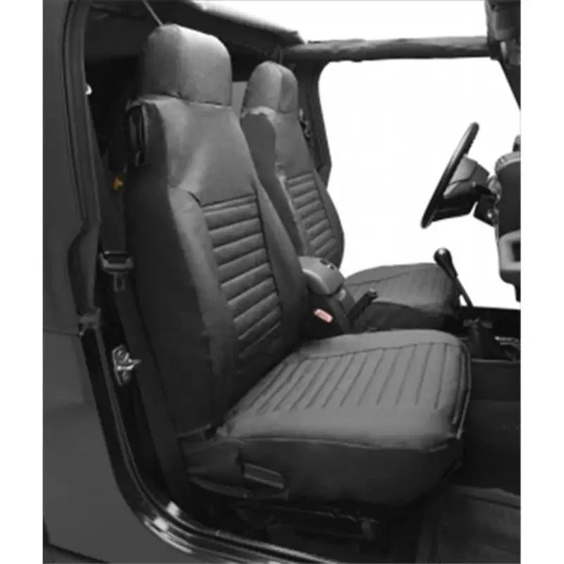 Black ribbed seat covers for 520CT22SS Lasalle Bris cable cooktop stain protection