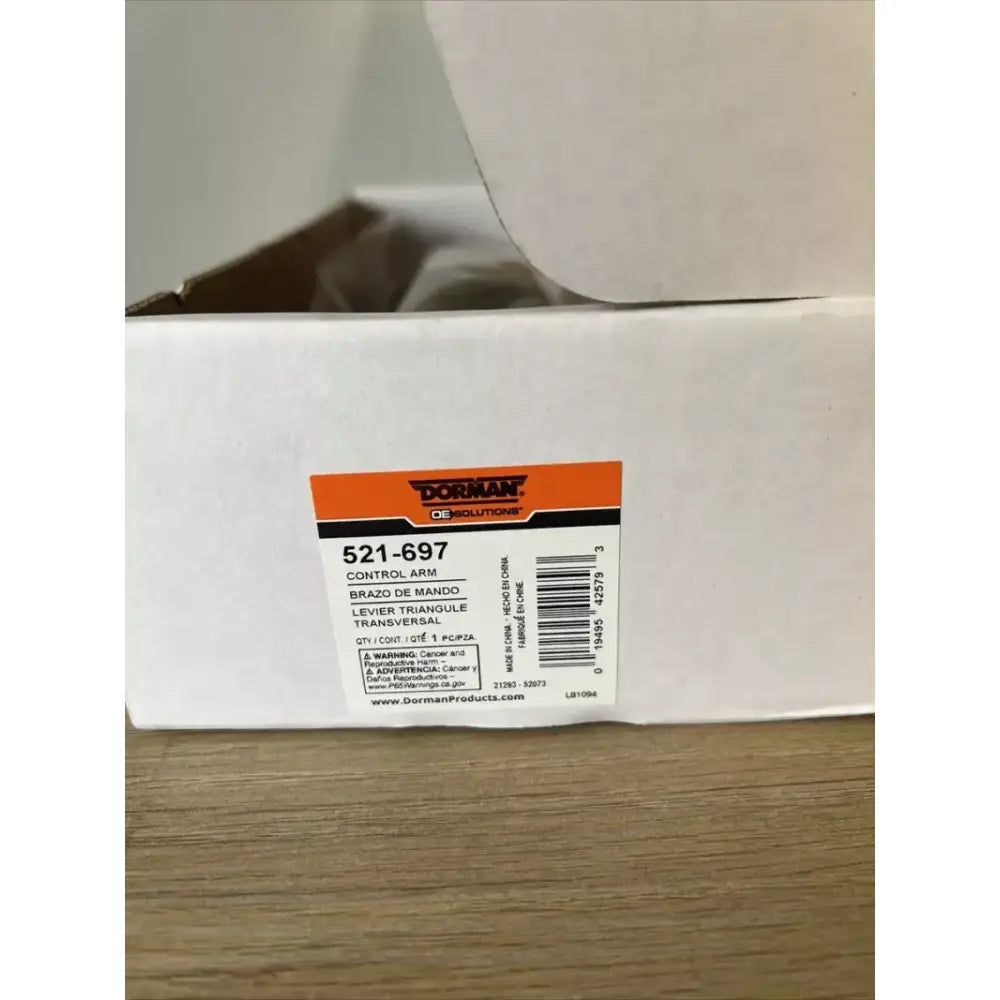 Dorman control arm in a box for easy install Dorman control or control arm replacement