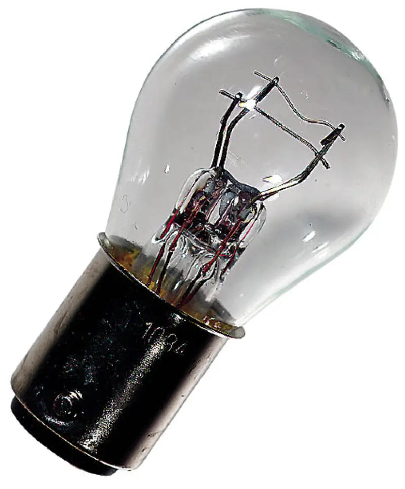 Clear glass ancor bulb double contact with metal base for 521034 Ancor Bulb Double Index 12V