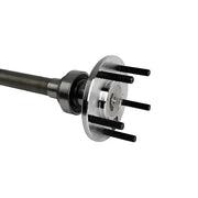 Metal axle with bearing and wheel flange for 521090BK Speedfx -10AN hose end