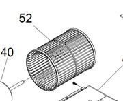 521233 Suburban Mfg Blower Wheel Sfv-35/42Q - Furnace
