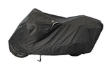 52124-02 Cover Weatherall Plus Ratchet Attachment Black Sb - Motorcycle