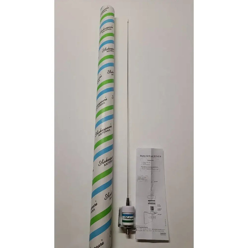 Shakespeare Vhf Antenna 36'3Db S/Swhip for sailboats, durable stainless steel whip, reliable VHF communication, ideal for marine, RV, automotive, powersports, off-road, exterior, truck accessories, interior, truck bed, RV parts, AVADA - Best Sellers, Must Haves