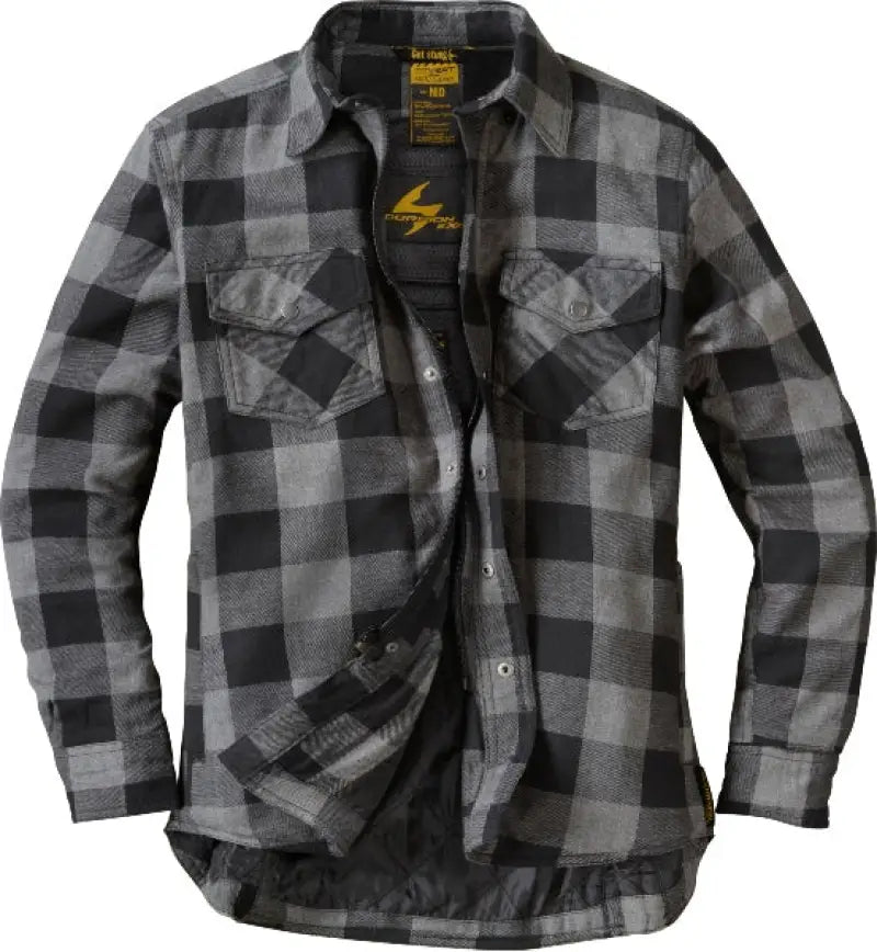 52201-5 Covert Womens Flannel Black/Grey Lg